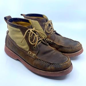 RARE!! ERNEST HEMINGWAY MENS Size 11 Hiking Boots Handmade Moccasin Leather
